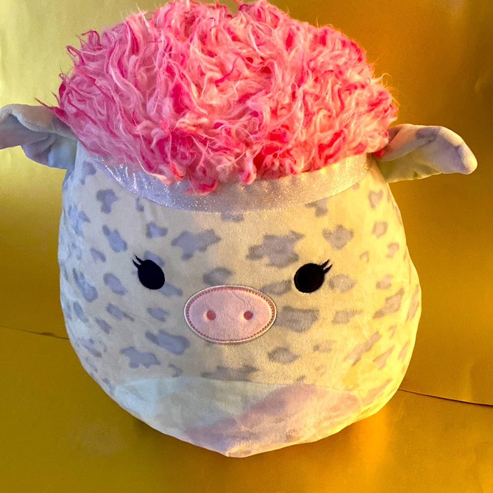 Squishmallows Squish-Doos Official Kellytoys Rosie the Pig Soft Stuffed Animal
